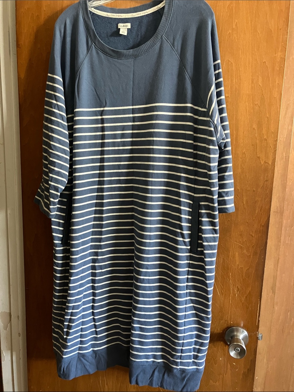 L.L. Bean 3/4 Sleeve Knit Dress Size 3X